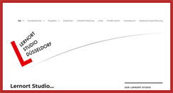 Desktop Screenshot of lernort-studio.de